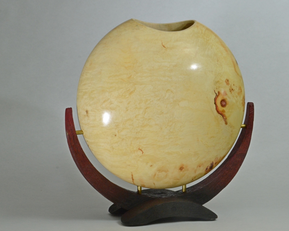 Manitoba Maple Disc Vase